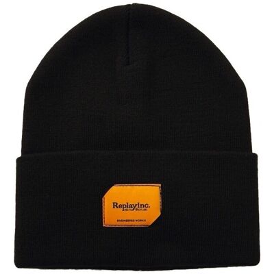 Σκούφος Replay Beanie Black One Size Σκούφος Replay Beanie Black One Size