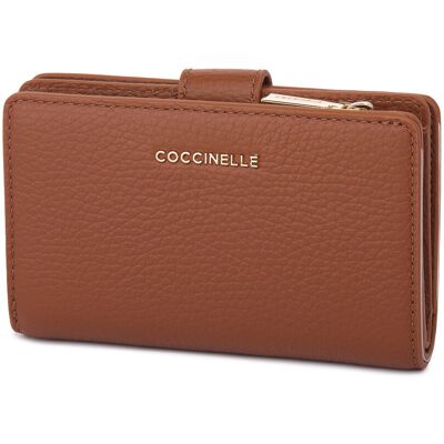 Πορτοφόλι Coccinelle W11 METALLIC SOFT Brown One Size Πορτοφόλι Coccinelle W11 METALLIC SOFT Brown One Size
