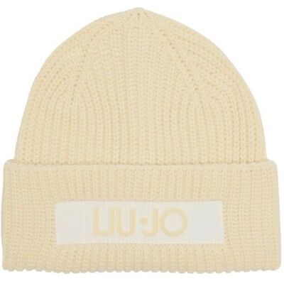 Σκούφος Liu Jo Beanie Logo Άσπρο One Size Σκούφος Liu Jo Beanie Logo Άσπρο One Size