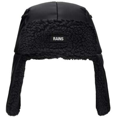 Καπέλο Rains Fleece Trapper Hat W2t3 Black Small Καπέλο Rains Fleece Trapper Hat W2t3 Black Small