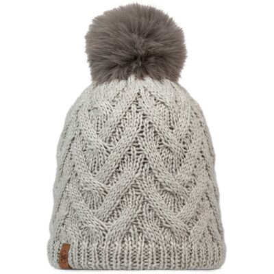 Σκούφος Buff Knitted Fleece Caryn Beanie Grey One Size Σκούφος Buff Knitted Fleece Caryn Beanie Grey One Size
