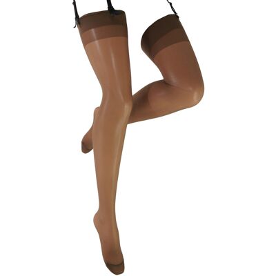 Κάλτσες Trasparenze Calza Da Reggicalze 20 Denari Sara Brown Small Κάλτσες Trasparenze Calza Da Reggicalze 20 Denari Sara Brown Small