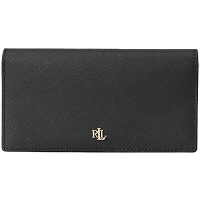 Πορτοφόλι Raplh Lauren 432802917009-black Black One Size Πορτοφόλι Raplh Lauren 432802917009-black Black One Size