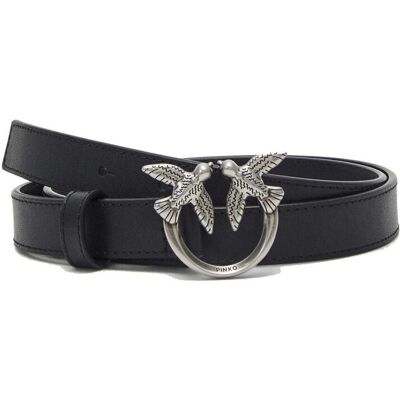 Ζώνη Pinko Love Berry H3 Belt Vite Black Medium Ζώνη Pinko Love Berry H3 Belt Vite Black Medium