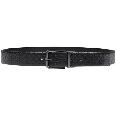 Ζώνη Calvin Klein Jeans ROUND BUCKLE SMOOTH W/ AOP 35MM LV04D7042G 100 Ζώνη Calvin Klein Jeans ROUND BUCKLE SMOOTH W/ AOP 35MM LV04D7042G 100