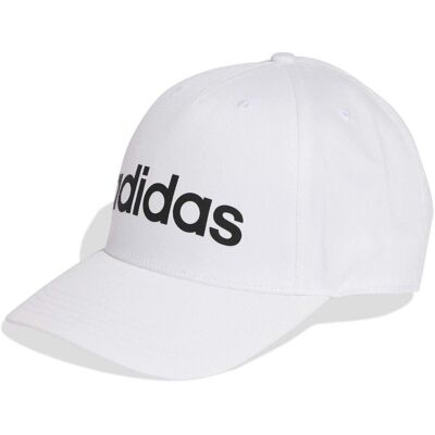 Καπέλο adidas Linear Cap Άσπρο Medium Καπέλο adidas Linear Cap Άσπρο Medium