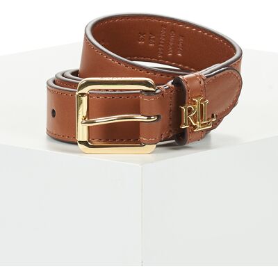 Ζώνη Lauren Ralph Lauren LGO KEEPPER 25 BELT SKINNY Brown Small Ζώνη Lauren Ralph Lauren LGO KEEPPER 25 BELT SKINNY Brown Small