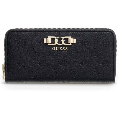 Πορτοφόλι Guess Anise Slg Large Zip Around Black One Size Πορτοφόλι Guess Anise Slg Large Zip Around Black One Size