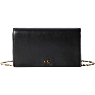 Πορτοφόλι Calvin Klein Jeans Ck Wallet On Chain Black One Size Πορτοφόλι Calvin Klein Jeans Ck Wallet On Chain Black One Size