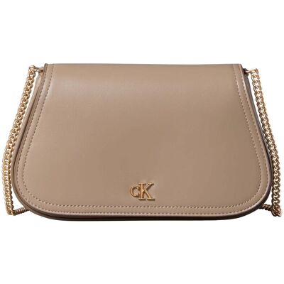 Πορτοφόλι Calvin Klein Jeans Ck Curved Wallet On Chain Brown One Size Πορτοφόλι Calvin Klein Jeans Ck Curved Wallet On Chain Brown One Size