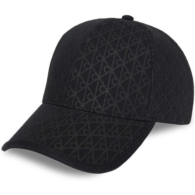 Κασκέτο Calvin Klein Jeans Emblem Print W Leather Patch Cap Black One Size Κασκέτο Calvin Klein Jeans Emblem Print W Leather Patch Cap Black One Size