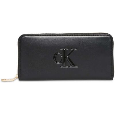 Πορτοφόλι Calvin Klein Jeans Bold Ck Long Zip Around Black One Size Πορτοφόλι Calvin Klein Jeans Bold Ck Long Zip Around Black One Size