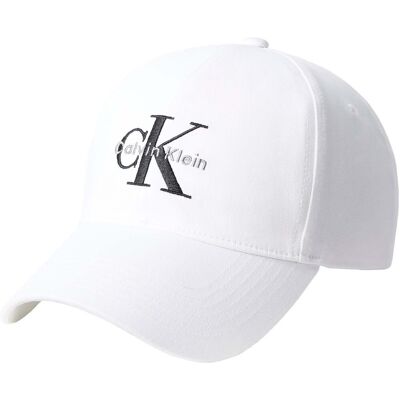 Κασκέτο Calvin Klein Jeans Monologo Embroidery Baseball Hat Άσπρο One Size Κασκέτο Calvin Klein Jeans Monologo Embroidery Baseball Hat Άσπρο One Size