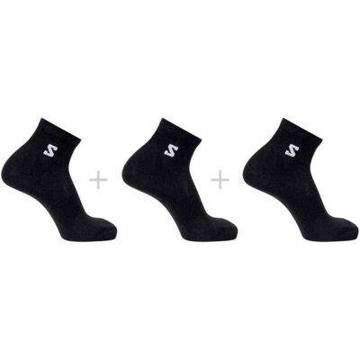 Κάλτσες Salomon Everyday Lite Quarter Black Large Κάλτσες Salomon Everyday Lite Quarter Black Large