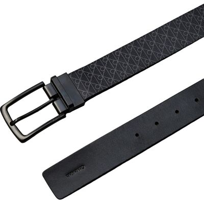 Ζώνη Calvin Klein Jeans CASUAL PIN AOP COATED 35MM ADJ/ LV04D7113G Black 90 Ζώνη Calvin Klein Jeans CASUAL PIN AOP COATED 35MM ADJ/ LV04D7113G Black 90