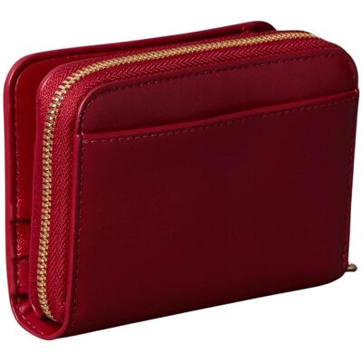Πορτοφόλι Calvin Klein Jeans CK PULLER MEDIUM FLAP ZIP AROUND LV04F1075G Red One Size Πορτοφόλι Calvin Klein Jeans CK PULLER MEDIUM FLAP ZIP AROUND LV04F1075G Red One Size