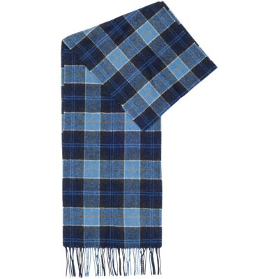 Κασκόλ Barbour TARTAN LAMBSWOOL SCARF USC0001 Μπλέ One Size Κασκόλ Barbour TARTAN LAMBSWOOL SCARF USC0001 Μπλέ One Size