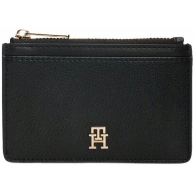 Πορτοφόλι Tommy Hilfiger Aw0aw18867 Th Icon Black One Size Πορτοφόλι Tommy Hilfiger Aw0aw18867 Th Icon Black One Size