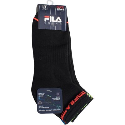 Αθλητικές κάλτσες Fila F2523 Black 35 / 38 Αθλητικές κάλτσες Fila F2523 Black 35 / 38