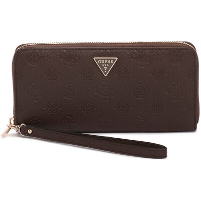 Πορτοφόλι Guess BNL BLAKE ZIP AROUND Brown One Size Πορτοφόλι Guess BNL BLAKE ZIP AROUND Brown One Size