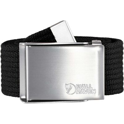 Ζώνη Fjallraven Canvas Belt Black One Size Ζώνη Fjallraven Canvas Belt Black One Size