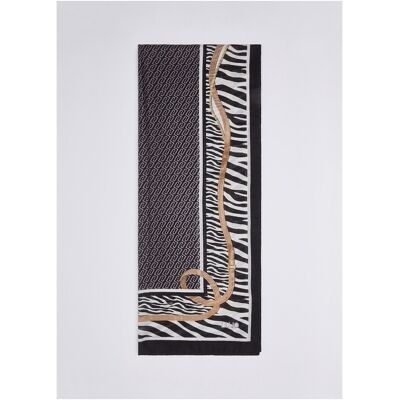 Κασκόλ Liu Jo 2F6063T2745 Black One Size Κασκόλ Liu Jo 2F6063T2745 Black One Size