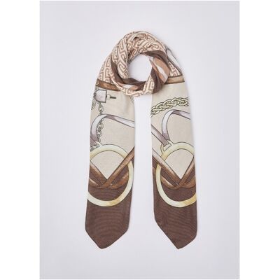 Κασκόλ Liu Jo 2F6074T2745 Brown One Size Κασκόλ Liu Jo 2F6074T2745 Brown One Size