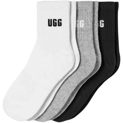 Κάλτσες UGG W Quinlin Logo Quarter 3 Pack Multicolour One Size Κάλτσες UGG W Quinlin Logo Quarter 3 Pack Multicolour One Size
