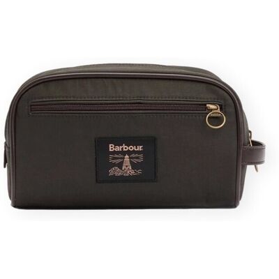 Πορτοφόλι Barbour Bolsa Wax Washbag - Olive Green One Size Πορτοφόλι Barbour Bolsa Wax Washbag - Olive Green One Size