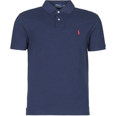 Πόλο με κοντά μανίκια Polo Ralph Lauren POLO AJUSTE DROIT EN COTON BASIC MESH LOGO PONY PLAYER Marine Medium αρσενικός Πόλο με κοντά μανίκια Polo Ralph Lauren POLO AJUSTE DROIT EN COTON BASIC MESH LOGO PONY PLAYER Marine Medium αρσενικός