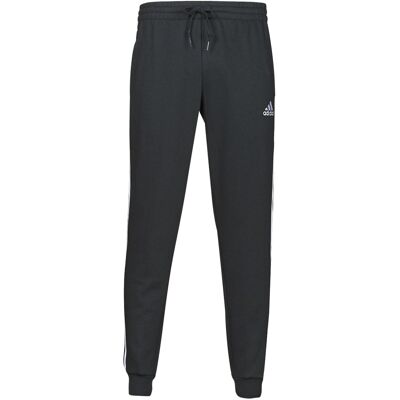 Μαύρα αθλητικά παντελόνια Adidas Slim Fit με fleece - Υφασμάτινα ρούχα όλο το χρόνο Μαύρα αθλητικά παντελόνια Adidas Slim Fit με fleece - Υφασμάτινα ρούχα όλο το χρόνο