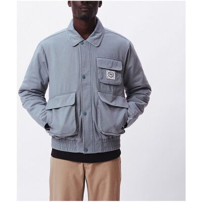 Σακάκια Obey Coltrane jacket Grey Medium αρσενικός Σακάκια Obey Coltrane jacket Grey Medium αρσενικός