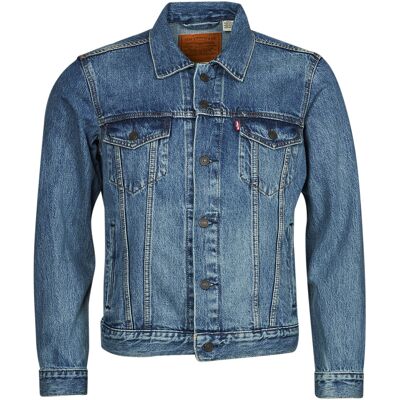 Τζιν Μπουφάν/Jacket Levis THE TRUCKER JACKET Μπλέ Medium αρσενικός Τζιν Μπουφάν/Jacket Levis THE TRUCKER JACKET Μπλέ Medium αρσενικός