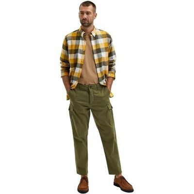Παντελόνια Selected Noos Slim Tapered Wick Cargo Pants - Winter Moss Green US 28 / 32 αρσενικός Παντελόνια Selected Noos Slim Tapered Wick Cargo Pants - Winter Moss Green US 28 / 32 αρσενικός