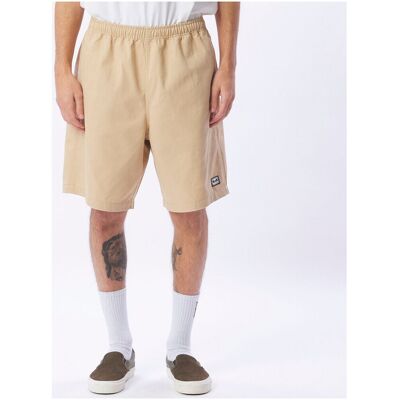 Shorts & Βερμούδες Obey Easy relaxed twill short Beige Small αρσενικός Shorts & Βερμούδες Obey Easy relaxed twill short Beige Small αρσενικός