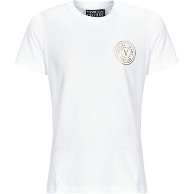 T-shirt με κοντά μανίκια Versace Jeans Couture GAHT06 Άσπρο Medium αρσενικός T-shirt με κοντά μανίκια Versace Jeans Couture GAHT06 Άσπρο Medium αρσενικός