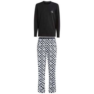 Πιτζάμες Calvin Klein Jeans LONGSLEEVE PANTS PYJAMA SET MEN multicolour Small Πιτζάμες Calvin Klein Jeans LONGSLEEVE PANTS PYJAMA SET MEN multicolour Small