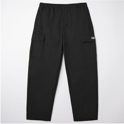 Παντελόνια Obey Easy ripstop cargo pant Black Extra Small αρσενικός Παντελόνια Obey Easy ripstop cargo pant Black Extra Small αρσενικός