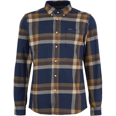 Πουκάμισο με μακριά μανίκια Barbour Shirt Folley Tailored - Navy Μπλέ Large αρσενικός Πουκάμισο με μακριά μανίκια Barbour Shirt Folley Tailored - Navy Μπλέ Large αρσενικός