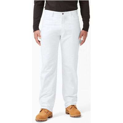 Παντελόνια Dickies M relaxed fit cotton painter's pant Άσπρο US 28 / 32 αρσενικός Παντελόνια Dickies M relaxed fit cotton painter's pant Άσπρο US 28 / 32 αρσενικός