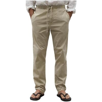Παντελόνια Ecoalf MCMGAPAETHIA0753S24 Beige Extra Large αρσενικός Παντελόνια Ecoalf MCMGAPAETHIA0753S24 Beige Extra Large αρσενικός