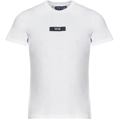 T-shirt με κοντά μανίκια Versace Jeans Couture MAGLIET.77GAH6S3 Άσπρο Large αρσενικός T-shirt με κοντά μανίκια Versace Jeans Couture MAGLIET.77GAH6S3 Άσπρο Large αρσενικός
