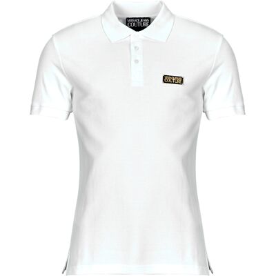 Πόλο με κοντά μανίκια Versace Jeans Couture POLO77GAGT08 Άσπρο Small αρσενικός Πόλο με κοντά μανίκια Versace Jeans Couture POLO77GAGT08 Άσπρο Small αρσενικός