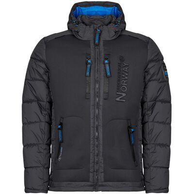 Χοντρό μπουφάν Geographical Norway BEACHWOOD Grey 2X-Large αρσενικός Χοντρό μπουφάν Geographical Norway BEACHWOOD Grey 2X-Large αρσενικός