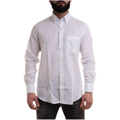 Πουκάμισο με μακριά μανίκια Paul & Shark 24413074 Άσπρο Small αρσενικός Πουκάμισο με μακριά μανίκια Paul & Shark 24413074 Άσπρο Small αρσενικός