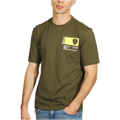 T-shirts & Polos Blauer T-shirt Manica Corta Green Small αρσενικός T-shirts & Polos Blauer T-shirt Manica Corta Green Small αρσενικός