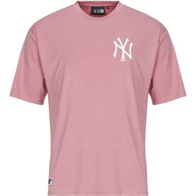 T-shirt με κοντά μανίκια New Era LEAGUE ESSENTIALS TEE NEW YORK YANKEES Ροζ Medium αρσενικός T-shirt με κοντά μανίκια New Era LEAGUE ESSENTIALS TEE NEW YORK YANKEES Ροζ Medium αρσενικός