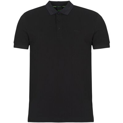 Πόλο με κοντά μανίκια BOSS Paddy Black 2X-Large αρσενικός Πόλο με κοντά μανίκια BOSS Paddy Black 2X-Large αρσενικός