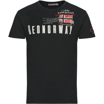 T-shirt με κοντά μανίκια Geographical Norway JASON Black Small αρσενικός T-shirt με κοντά μανίκια Geographical Norway JASON Black Small αρσενικός