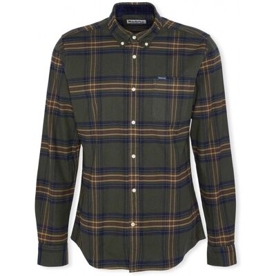 Πουκάμισο με μακριά μανίκια Barbour Shirt Portdown Tailored - Olive Green Extra Large αρσενικός Πουκάμισο με μακριά μανίκια Barbour Shirt Portdown Tailored - Olive Green Extra Large αρσενικός